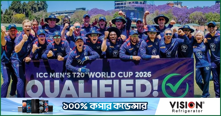 টি-টোয়েন্টি বিশ্বকাপে জায়গা করে নিল নামিবিয়া